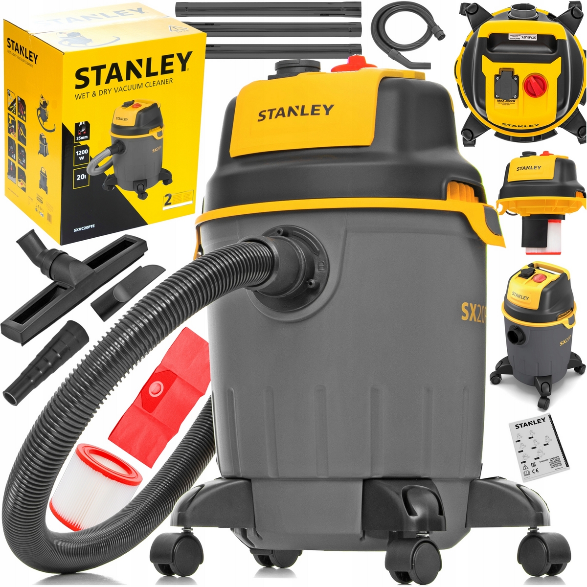 Stanley Pro 1200 W priemyselný vysávač
